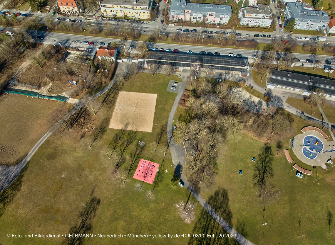 20.02.2023 -  der verschwundene Hachinger Bach in Neuperlach und Berg am Laim